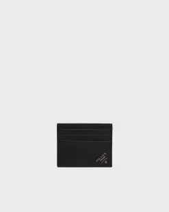 Hombre Prada CARTERAS Y TARJETEROS^Tarjetero De Piel