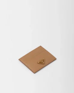 Mujer Prada CARTERAS Y TARJETEROS^Tarjetero De Piel Saffiano