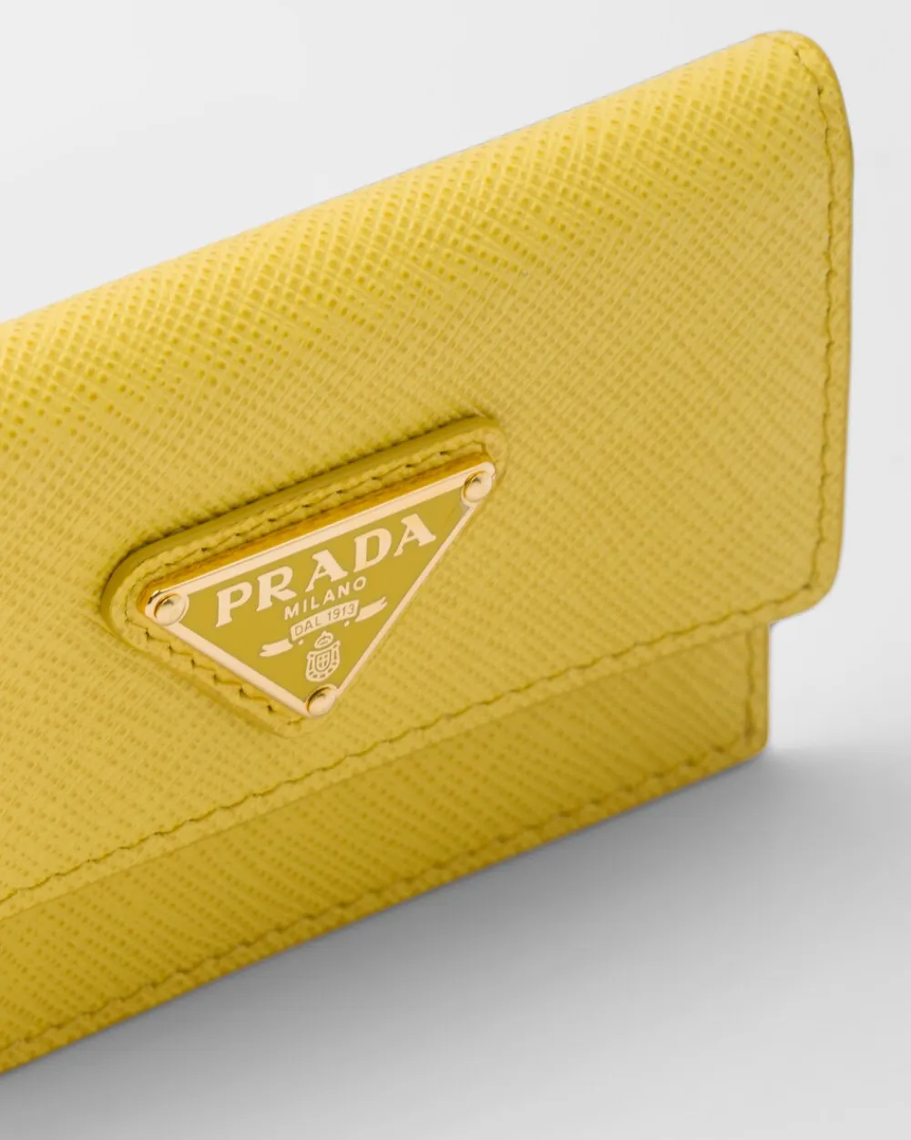 Mujer Prada CARTERAS Y TARJETEROS^Tarjetero De Piel Saffiano