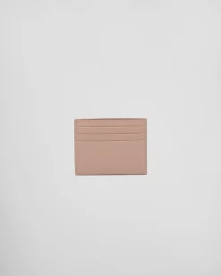 Mujer Prada CARTERAS Y TARJETEROS^Tarjetero De Piel Saffiano