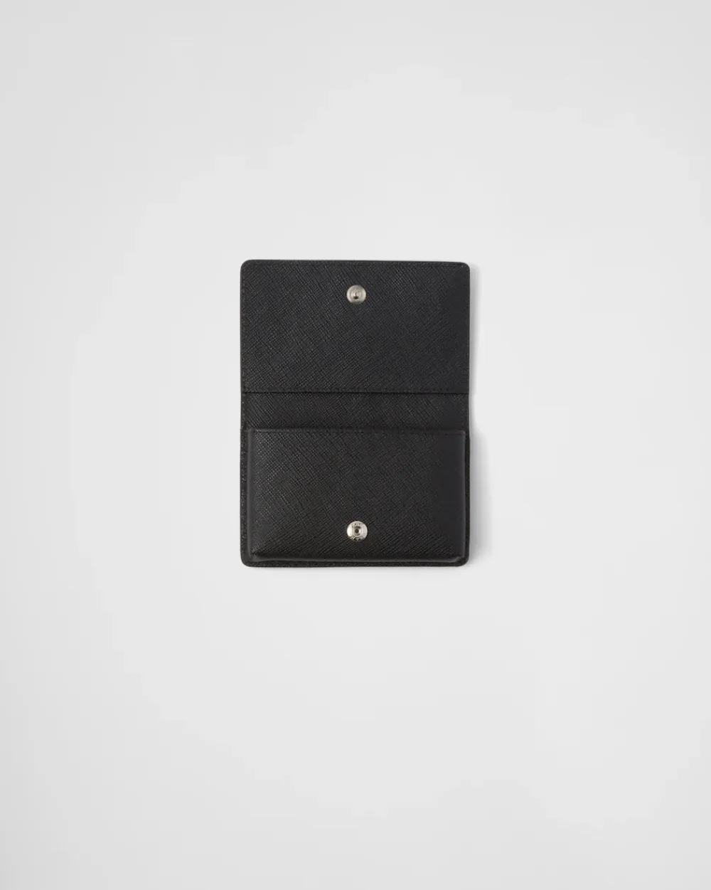 Hombre Prada CARTERAS Y TARJETEROS^Tarjetero De Piel Saffiano