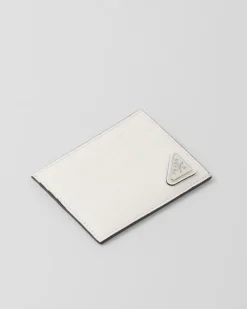 Hombre Prada CARTERAS Y TARJETEROS^Tarjetero De Piel Saffiano