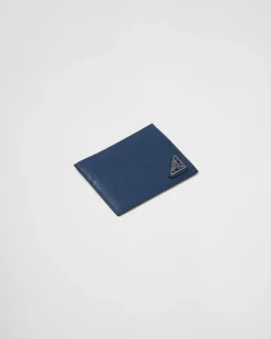 Hombre Prada CARTERAS Y TARJETEROS^Tarjetero De Piel Saffiano