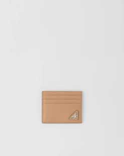 Hombre Prada CARTERAS Y TARJETEROS^Tarjetero De Piel Saffiano