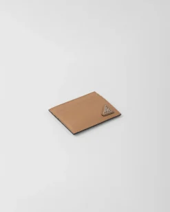 Hombre Prada CARTERAS Y TARJETEROS^Tarjetero De Piel Saffiano