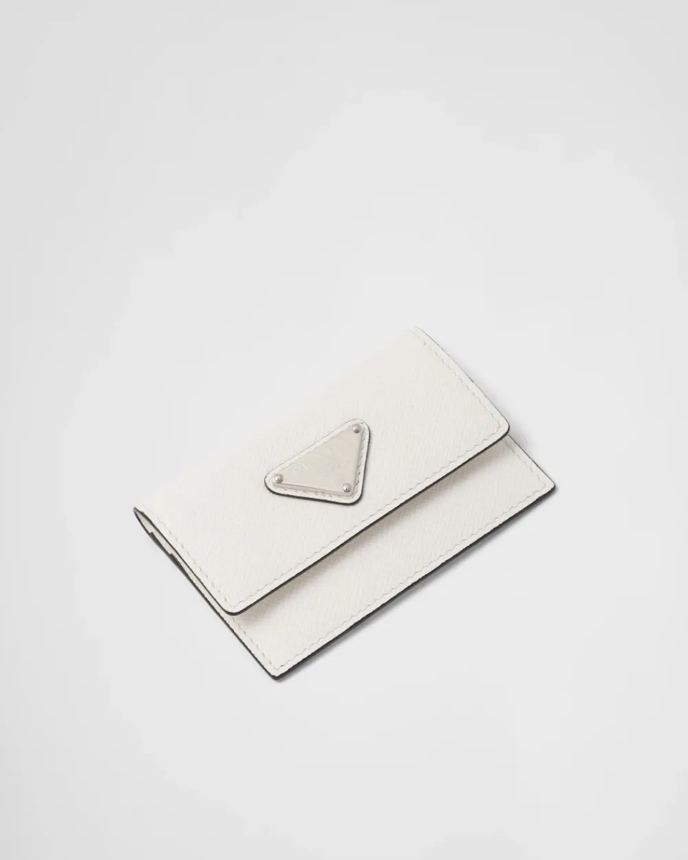 Hombre Prada CARTERAS Y TARJETEROS^Tarjetero De Piel Saffiano