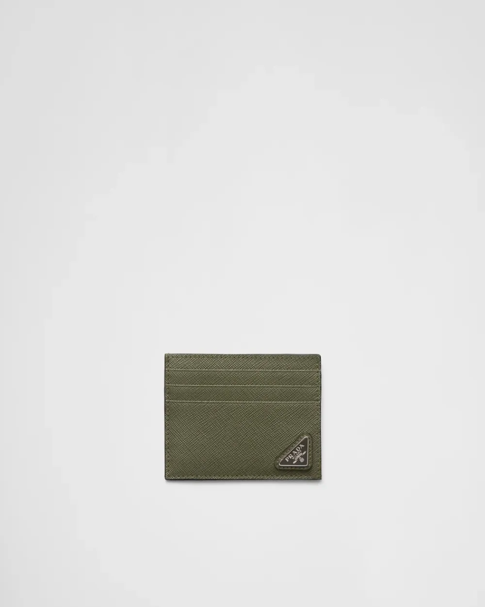 Hombre Prada CARTERAS Y TARJETEROS^Tarjetero De Piel Saffiano