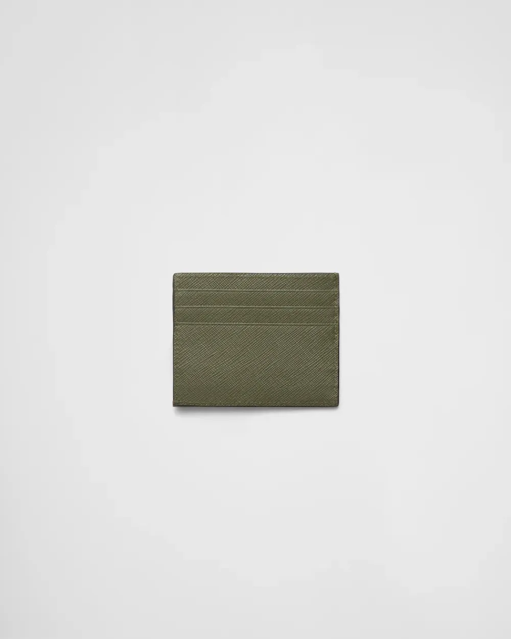 Hombre Prada CARTERAS Y TARJETEROS^Tarjetero De Piel Saffiano