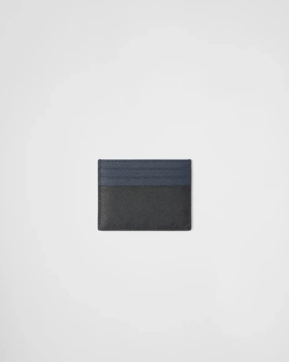Hombre Prada CARTERAS Y TARJETEROS^Tarjetero De Piel Saffiano
