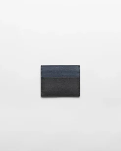 Hombre Prada CARTERAS Y TARJETEROS^Tarjetero De Piel Saffiano