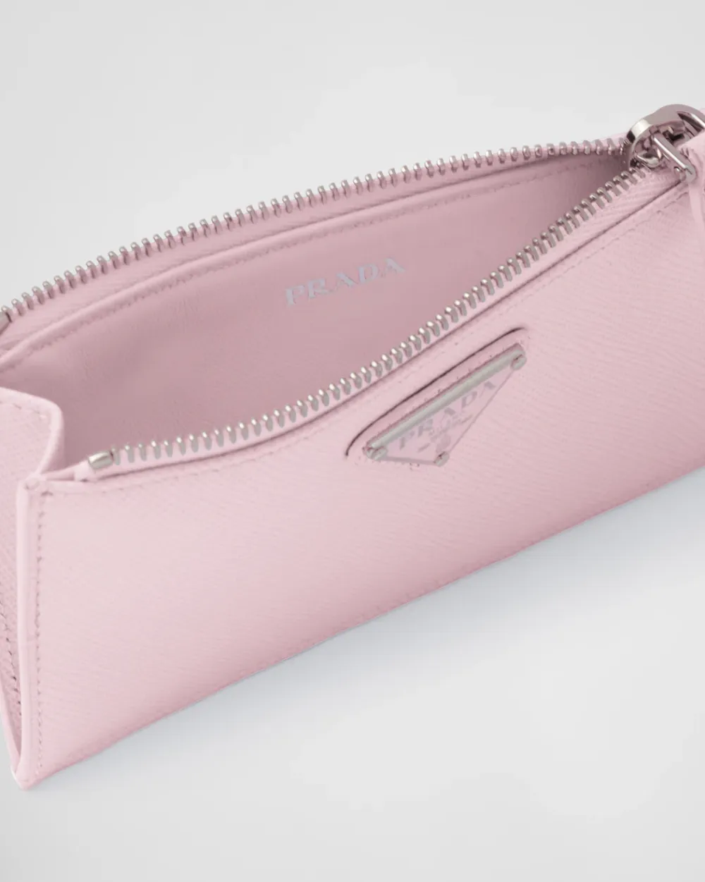Mujer Prada CARTERAS Y TARJETEROS^Tarjetero De Piel Saffiano
