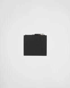Hombre Prada CARTERAS Y TARJETEROS^Tarjetero De Piel Y Piel Saffiano