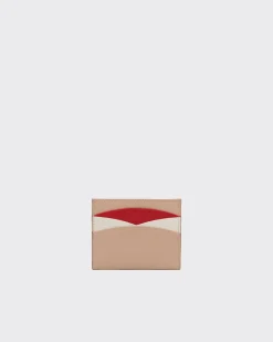 Mujer Prada CARTERAS Y TARJETEROS^Tarjetero En Piel Saffiano