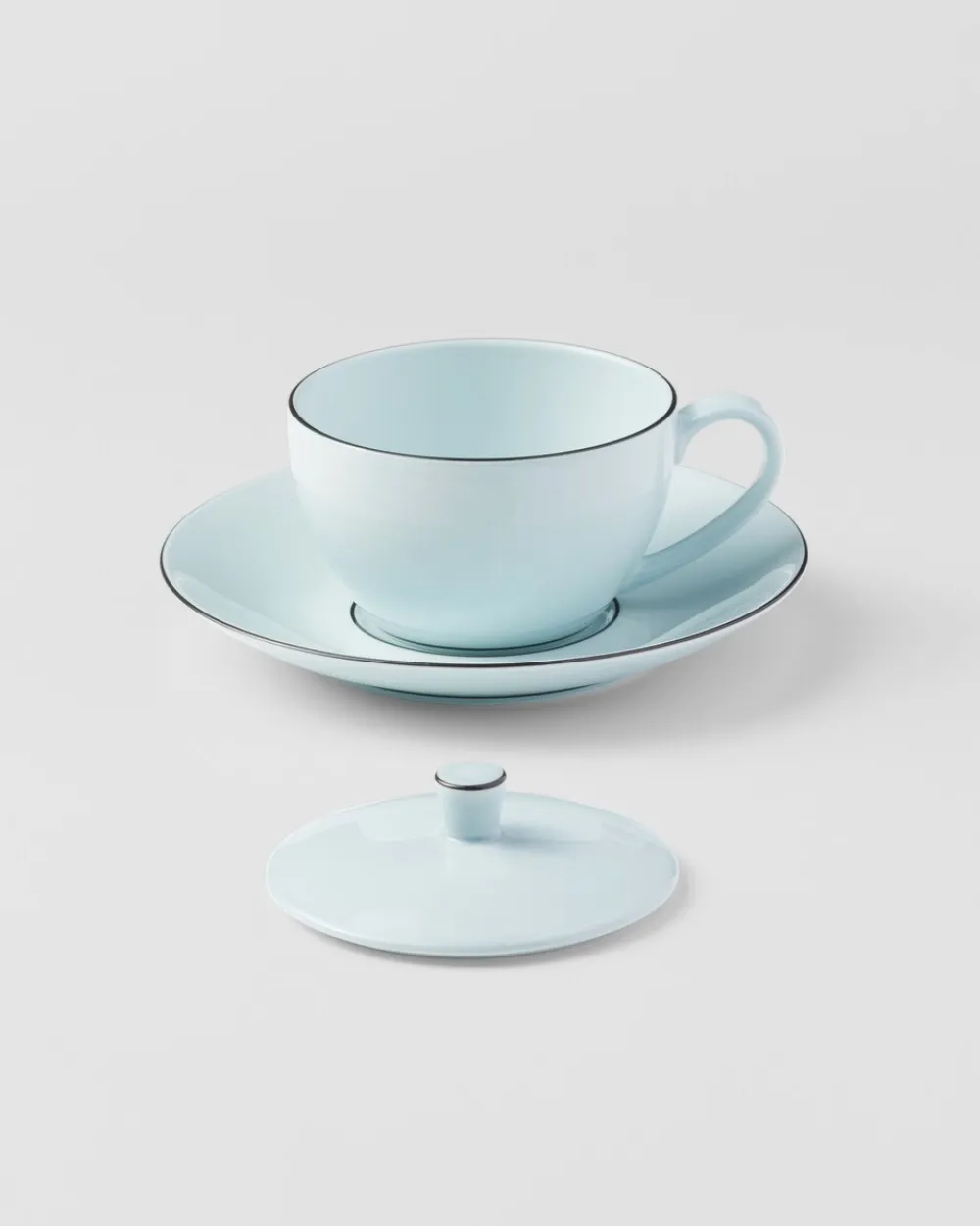 Prada TÉ Y CAFÉ^Taza De Capuchino De Porcelana - Celadon