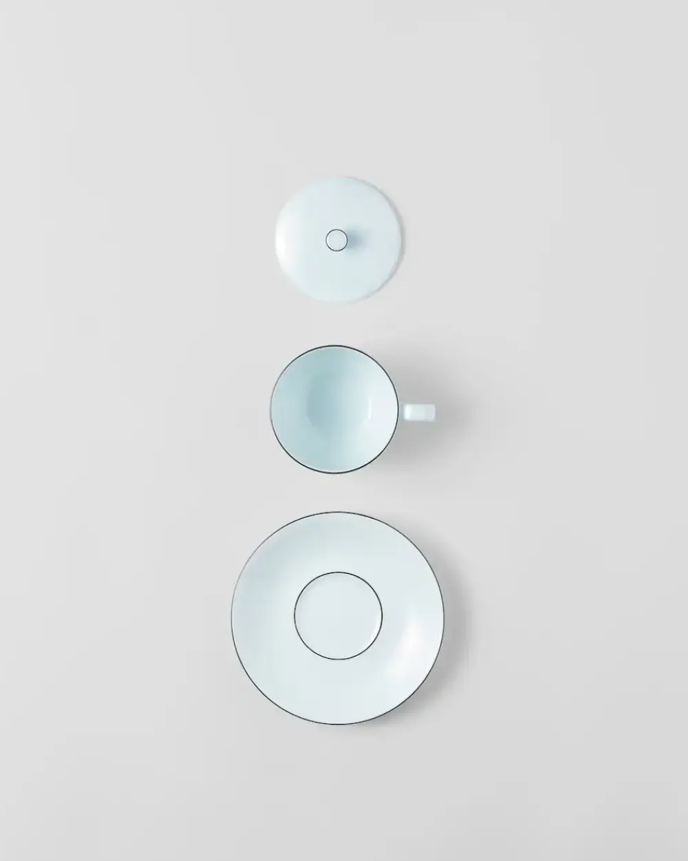 Prada TÉ Y CAFÉ^Taza De Capuchino De Porcelana - Celadon