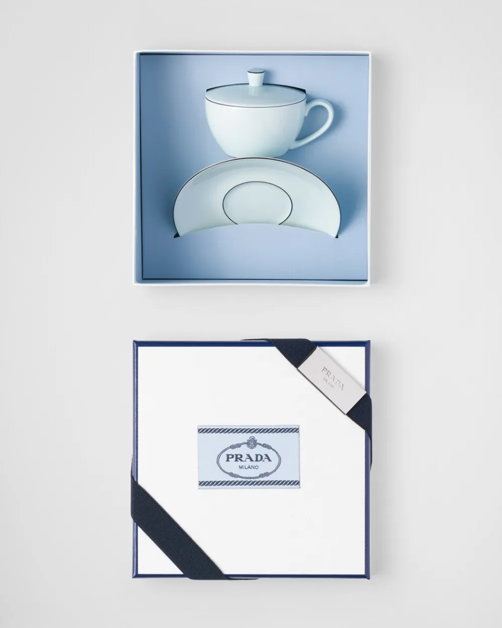 Prada TÉ Y CAFÉ^Taza De Capuchino De Porcelana - Celadon
