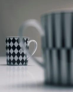 Prada TÉ Y CAFÉ^Taza De Porcelana - Checkerboard