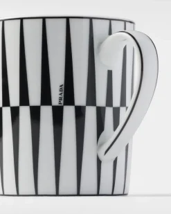 Prada TÉ Y CAFÉ^Taza De Porcelana - Stripes