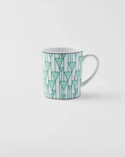 Prada TÉ Y CAFÉ^Taza De Porcelana - Vienna Green