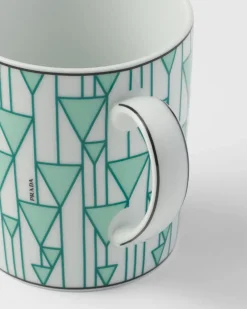 Prada TÉ Y CAFÉ^Taza De Porcelana - Vienna Green