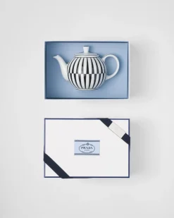 Prada TÉ Y CAFÉ^Tetera De Porcelana - Stripes