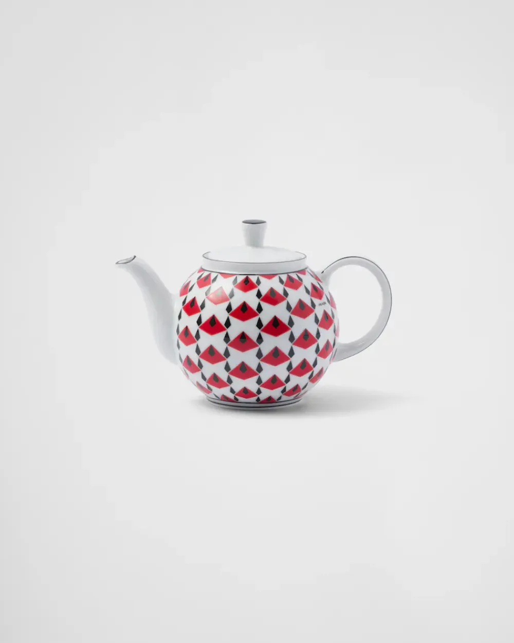 Prada TÉ Y CAFÉ^Tetera De Porcelana - Vienna Red
