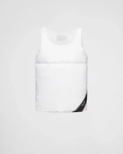 Hombre Prada CAMISETAS Y POLOS|ROPA DE ABRIGO^Top De Algodón Acolchado