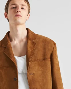 Hombre Prada CAMISETAS Y POLOS|ROPA DE ABRIGO^Top De Algodón Acolchado