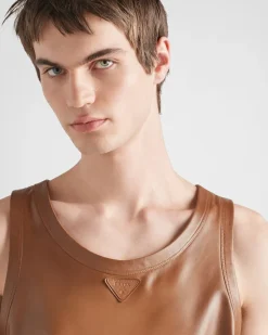 Hombre Prada ROPA DE PIEL^Top De Napa