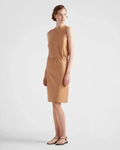 Mujer Prada ROPA DE PIEL^Top De Napa Elástica