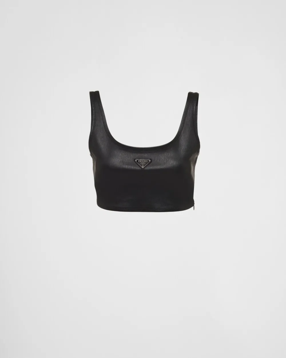 Mujer Prada ROPA DE PIEL^Top De Napa Elástica