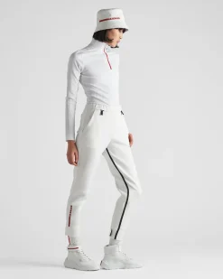 Mujer Prada ROPA^Top De Piqué Y Re-nylon Técnico