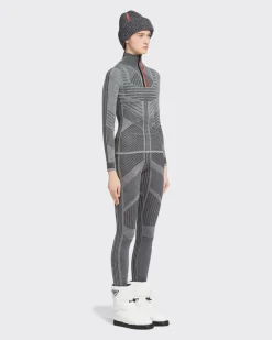 Mujer Prada ROPA^Top Deportivo Piqué Y Re-nylon Técnico Reciclado