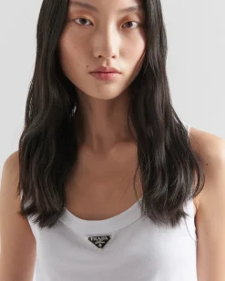 Mujer Prada CAMISETAS Y SUDADERAS|CAMISAS Y TOPS^Top De Punto