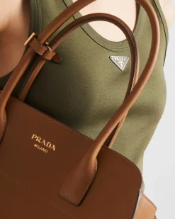 Mujer Prada CAMISETAS Y SUDADERAS^Top De Punto Acanalado