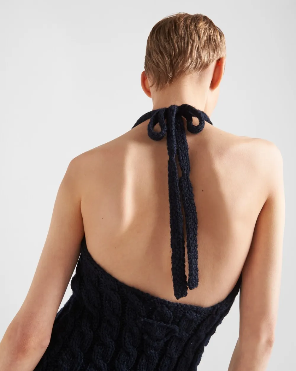 Mujer Prada TEJIDOS DE PUNTO^Top Halter De Lana