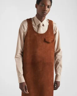 Hombre Prada ROPA DE PIEL^Top Largo De Ante
