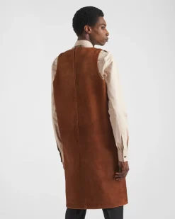 Hombre Prada ROPA DE PIEL^Top Largo De Ante