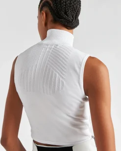 Mujer Prada ROPA^Top Sin Mangas De Piqué Y Re-nylon Técnico