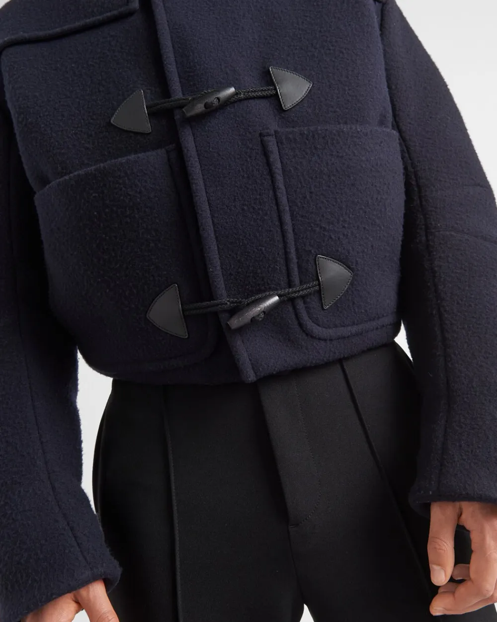 Hombre Prada ROPA DE ABRIGO^Trenca De Lana Con Relleno De Plumón