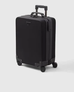 Prada COLECCIÓN MASCULINA^Trolley De Re-nylon Y Piel Saffiano