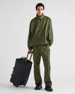 Prada COLECCIÓN MASCULINA^Trolley De Re-nylon Y Piel Saffiano