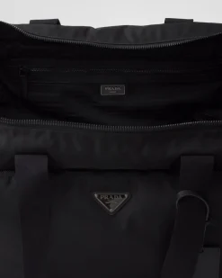 Prada COLECCIÓN MASCULINA^Trolley De Re-nylon Y Piel Saffiano