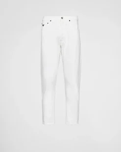 Hombre Prada TEJIDO VAQUERO^Vaqueros Cinco Bolsillos De Bull Denim