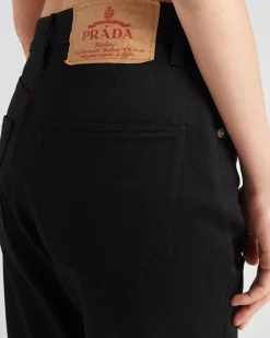 Mujer Prada TEJIDO VAQUERO^Vaqueros Elásticos De Cinco Bolsillos