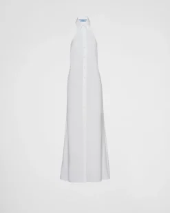 Mujer Prada VESTIDOS^Vestido Camisero Largo De Popelín