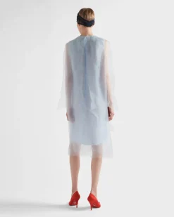 Mujer Prada VESTIDOS^Vestido De Gasa Técnica