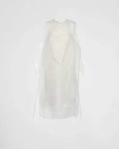 Mujer Prada VESTIDOS^Vestido De Gasa Técnica