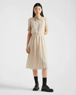 Mujer Prada VESTIDOS^Vestido De Georgette Estampado