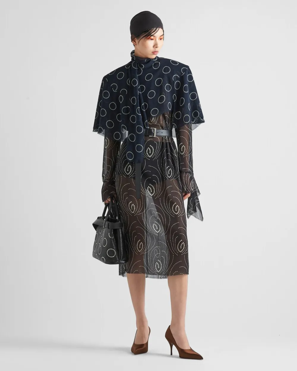 Mujer Prada VESTIDOS^Vestido De Georgette Estampado